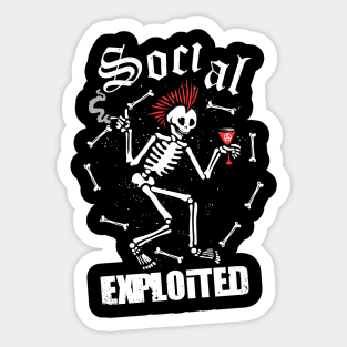 Social Exploited Sticker